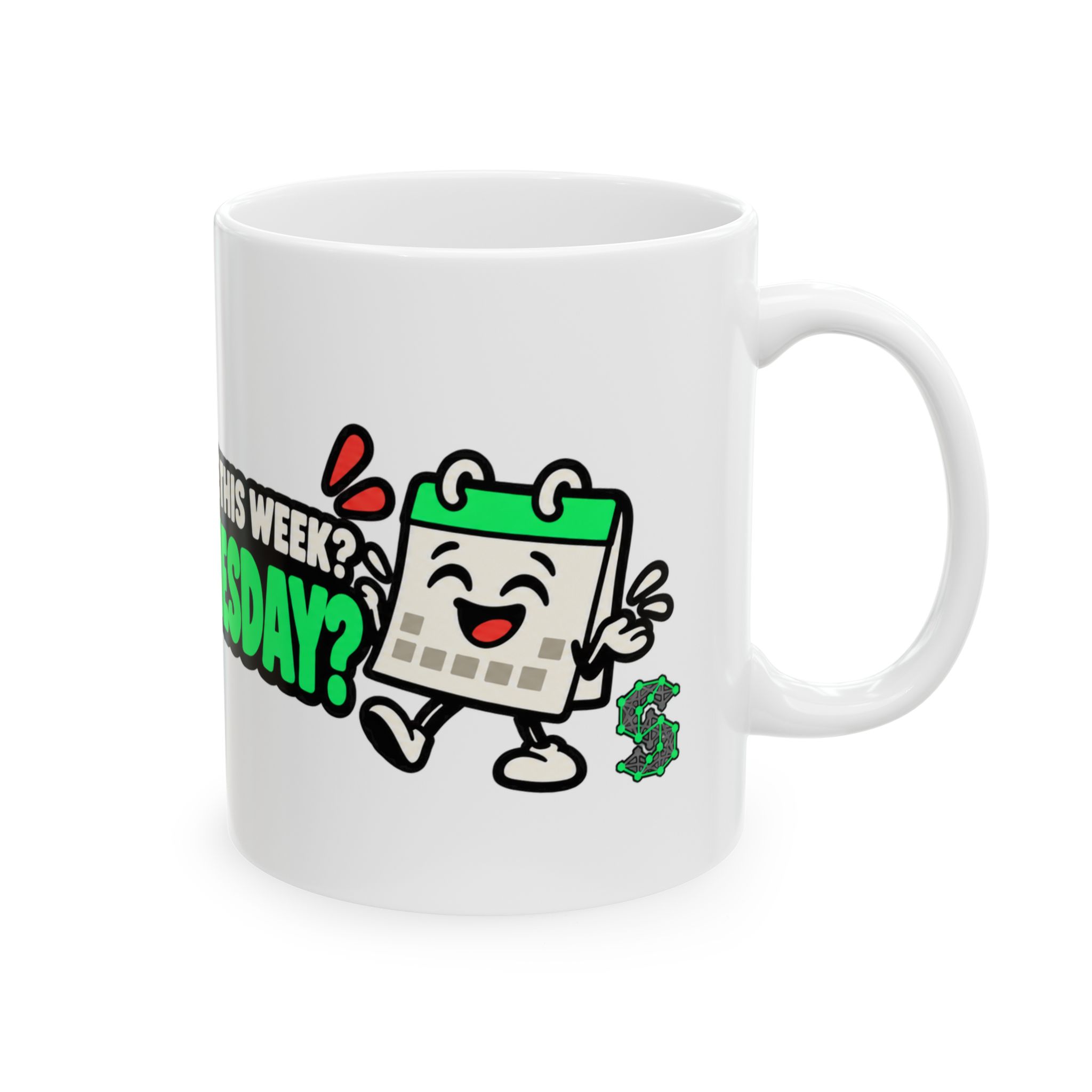 It's Wednesday? | Ceramic Mug, 11 oz and 15 oz - Image 4