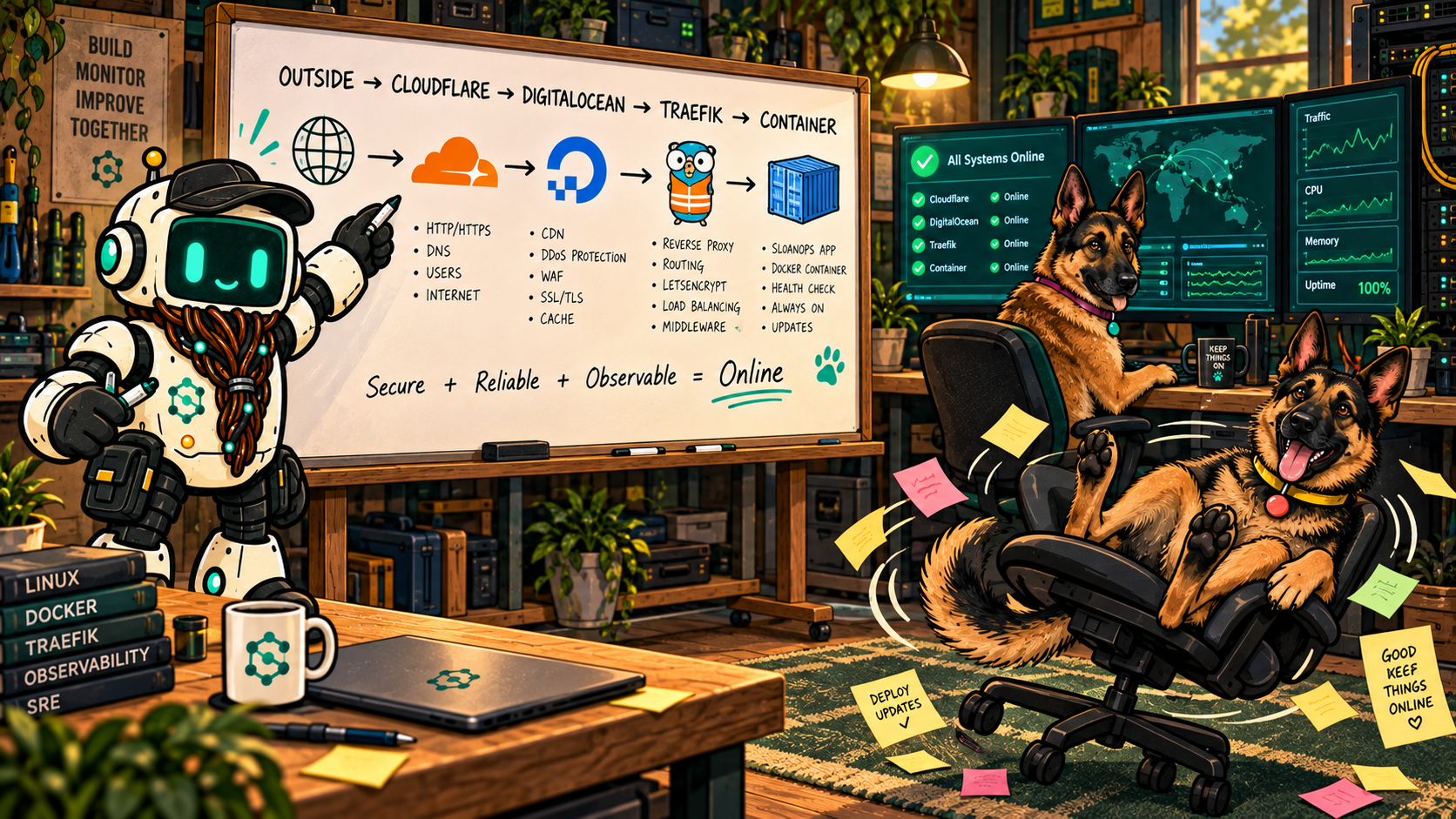 Getting SloanOps Online: From Domain Name to Working Platform